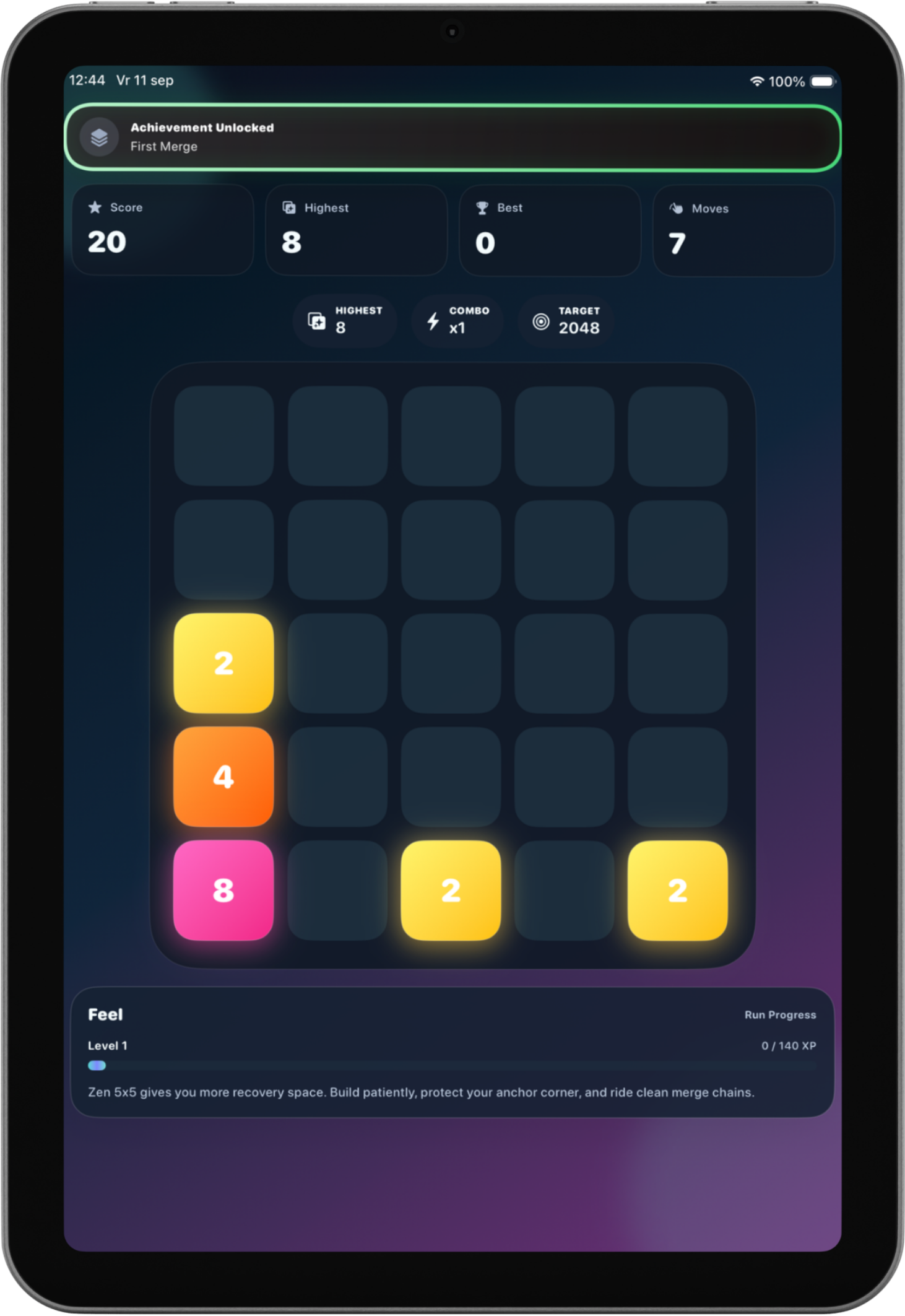 Merge Legend op iPad