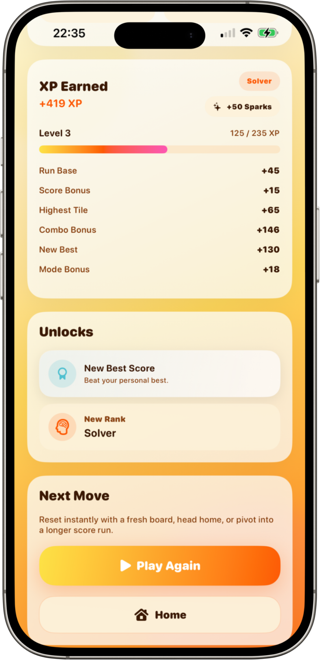 Merge Legend beloningen op iPhone