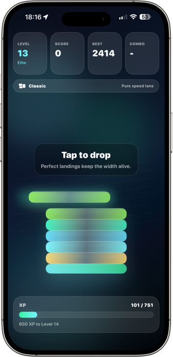 Stack Legend op iPhone
