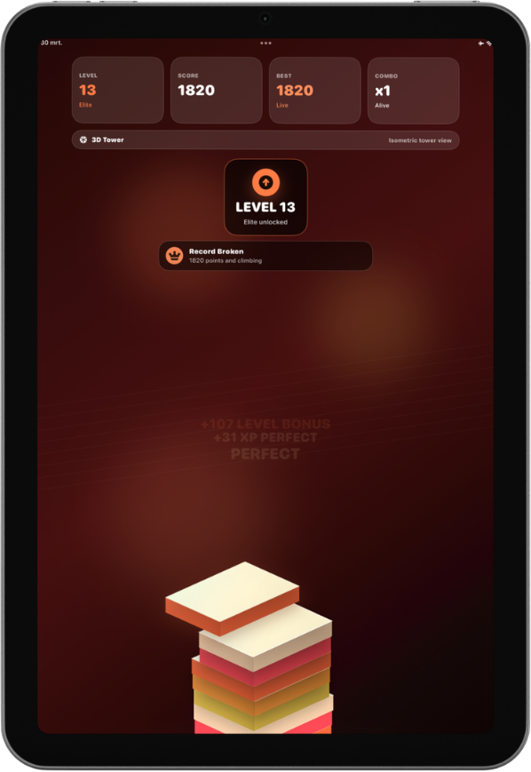 Stack Legend op iPad