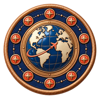 10 landen badge