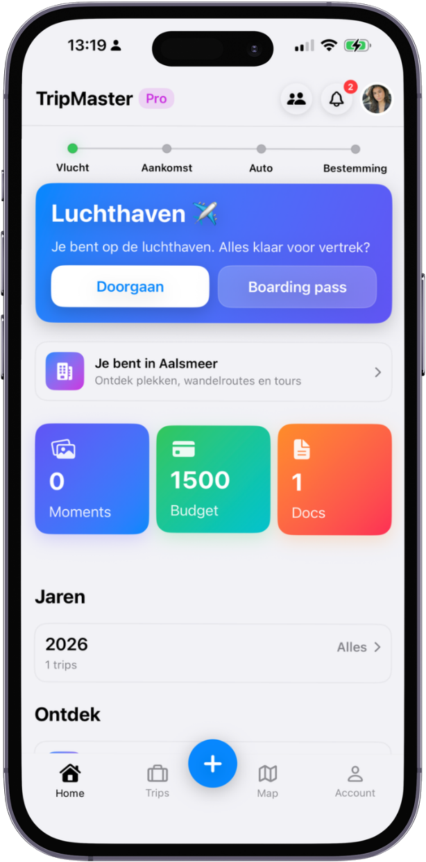 TripMaster op iPhone
